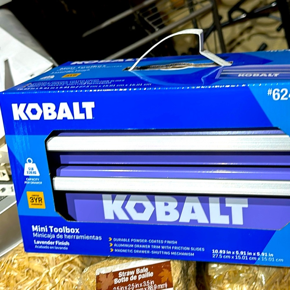 NIB Kobalt Lavender Crafting Tool Box